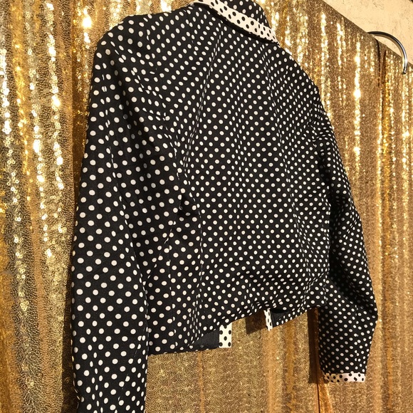 Vintage polka dot cardigan jacket size 36 - Picture 2 of 4